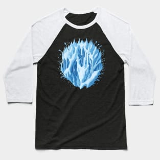 Winter landscape. Snow and ice Baseball T-Shirt